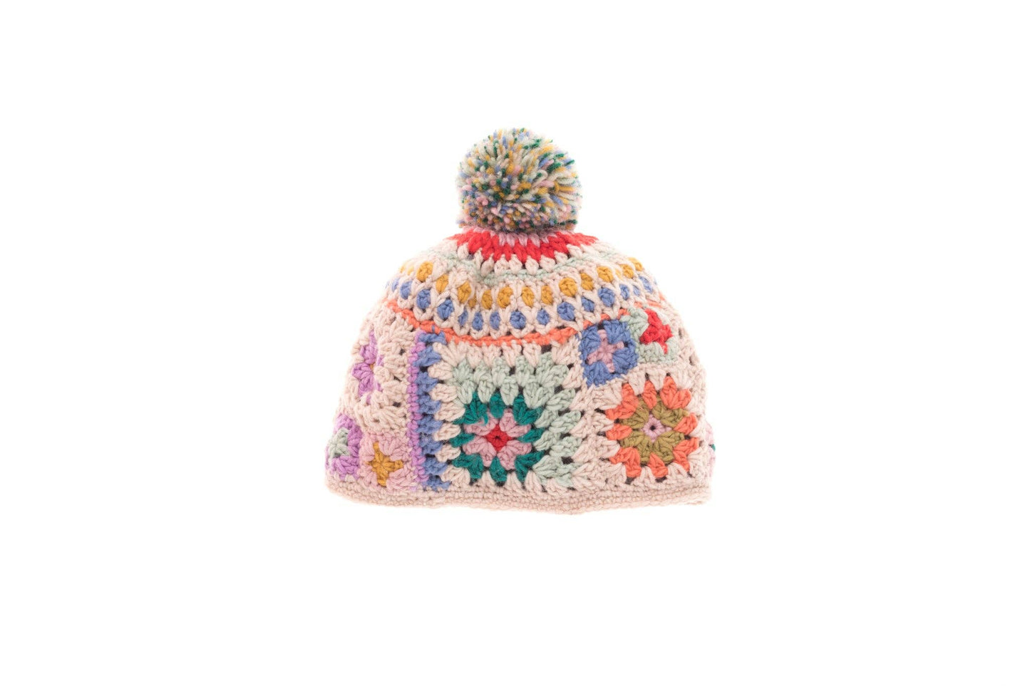 French Knot Woodstock Crochet Hat